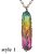 Sioneit Women New Natural Crystal Hexagon Column Pendant Necklace Belts