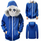 Spritumn Undertale Sans Hoodie, Game Cosplay Costume Hooded Sweatshirt Autumn Winter Long Sleeve Hoodie Coat Jacket