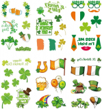 St. Patrick’s Day Temporary Tattoo Sheets