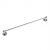 Stainless Steel Bath Wall Shelf Rack Hanging Towel Hanger Contemporary Style