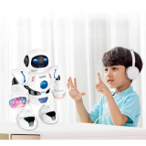 Tauser Toddler Multifunctional LED Smart Robot Dance Music Kids Education Toys Sound Toys