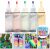 Tie-Dye Kit, Essort Fabric Textile Paints Tie Dye Kit Vibrant Fabric Textile Permanent Paint Colours with 20Pcs Rubber Band and 4 Pairs Vinyl gloves