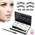 Upgraded Magnetic Eyelashes Natural Look, Lcat No Glue Full Eye and Half Eye 2 Magnets Reusable False Eyelashes with Applicator (2 styles Lashes with Stainless Steel Tweezers)