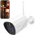 Victure Security Outdoor CCTV Camera 1080P Weatherproof WiFi Camera,CCTV System with Night Vision, Two Way Audio, PIR Motion Detection Sensor, Outdoor Camera Compatible with IOS/Android