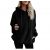 waitFOR Women Winter Drawstring Hooded Jumper Ladies Solid Color Patchwork Warm Pullover Tops Teen Girls Wool Zipper Pockets Cotton Outwear Fleece Plush Sweatshirt Plus Size Sweater.