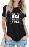 Women Keep The Sea Plastic Free T-Shirt