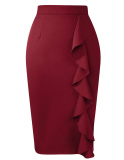 Womens Fishtail Pencil Skirt