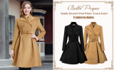 Women’s Retro Lapel Coat Wool