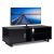 Wooden TV Stand,TV Unit Storage Console,TV Cabinet with two Shelves,for Living Room,Bedroom,Black