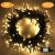 Wu Jun 105ft 300 LED Christmas String Lights, End-to-End Plug 8 Modes Christmas Lights -CE Certified – Outdoor Indoor Fairy Lights Christmas Tree, Patio, Garden, Party, Wedding, Holiday, Warm White