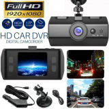 YUJIANCH HD 1080P Car DVR Vehicle Camera Video Recorder Motion Detection, Parking Monitoring, G-Sensor, 170° Wide Angle, Loop Recording Dash Cam Night Vision 1.7 inch