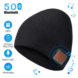 ZRUHIG Bluetooth Beanie,Wireless Beanie Bluetooth Hat with Bluetooth V5.0 Upgraded Unisex Wireless earphone hats suitable for Outdoor Sports,Gift.